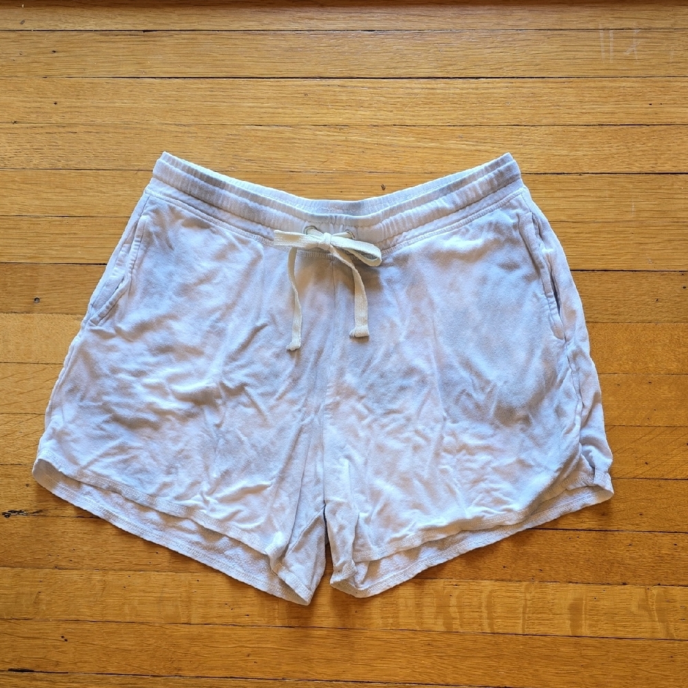 Tailor Stitch, Tie-Dye Shorts, High Waist, White & Baby Blue, GUC, Women's M